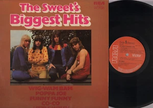LP THE SWEET'S BIGGEST HITS MADE IN UK 1972 COMPILATION RACA SF 8316 EXCELLENT - Picture 1 of 1