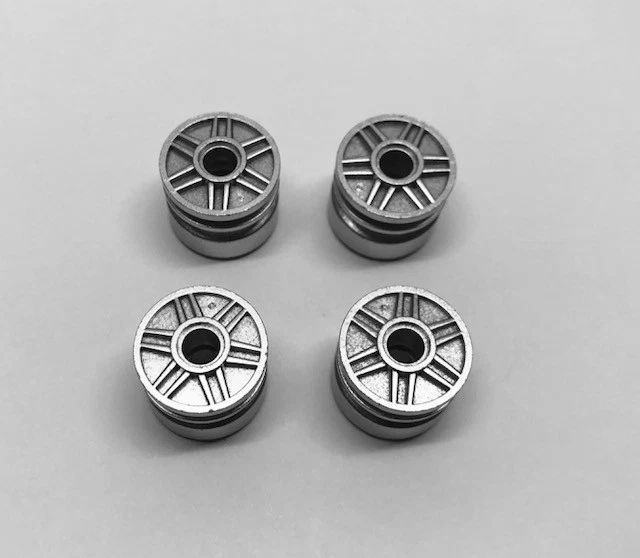 Lego Technik Technic 55981 silber metallic silver Felge D 18 x 14 mm NEU 4 Stück - Bild 1 von 1