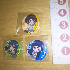A68427 Oreimo Ore no Imouto ga Konna ni ../ Can badge Ayase + Manami + Saori - Picture 1 of 3