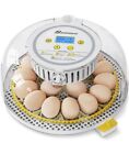 Egg Incubator, Automatic Turner 18 Eggs Poultry Hatching Machine, Automatic 