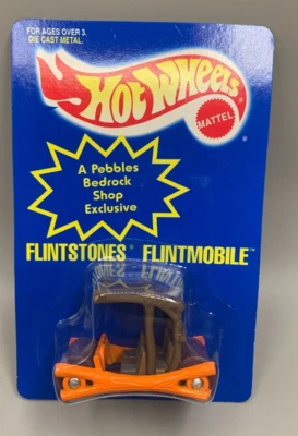 Винтажный автомобиль Hot Wheels Flintstones Flintmobile Fred Wilma 1994 меняющий цвет - Изображение 1 из 4
