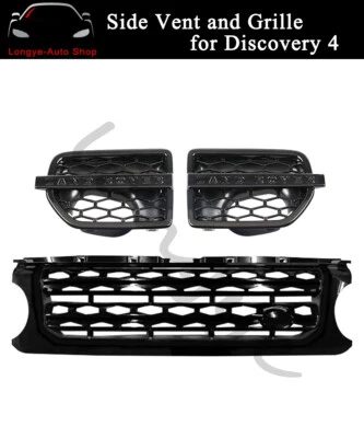 Front Grill Vent Grille Mesh Fits for Land Rover Discovery 4 LR4 2010-2013 - Image 1 of 4