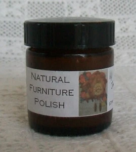 All natural wood furniture polish-1.5 oz. jar, by Jewel Soap-beeswax & olive oil - Picture 1 of 6