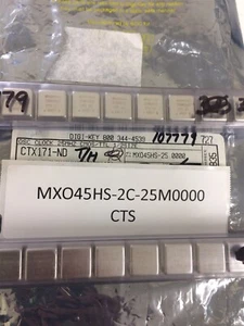 MXO45HS-2C-25M0000 CTS MXO45HS-2C-25M XTAL OSC XO 25.0000MHZ HCMOS TH 5 PIECES - Picture 1 of 1