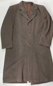 Manteau habillé homme Silver Cloud taille L 46 italien cachemire laine mélangée marron grisâtre - Photo 1/6