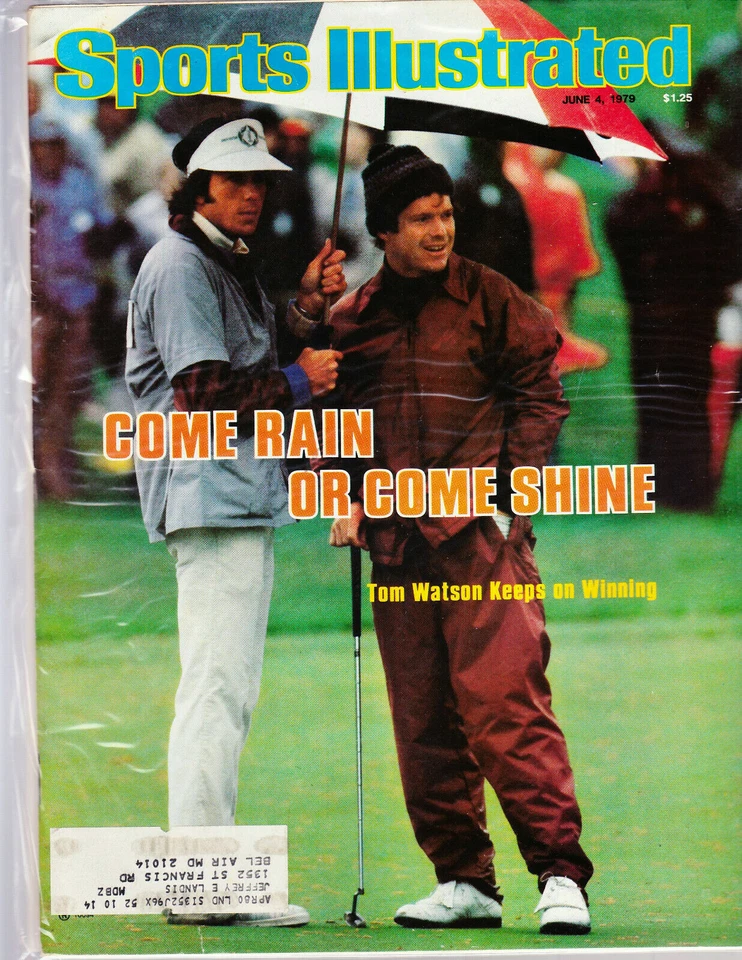 June 4, 1979 Tom Watson Golf Sports Illustrated - Image 1 of 1