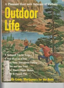 Vintage Outdoor Life June 1971 Camping Cover by Walter Baumhofer - Picture 1 of 1