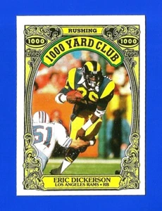 1986 Topps Football #10 Eric Dickerson 1000 Yard Club NM+ Los Angeles Rams (SB1) - Bild 1 von 1