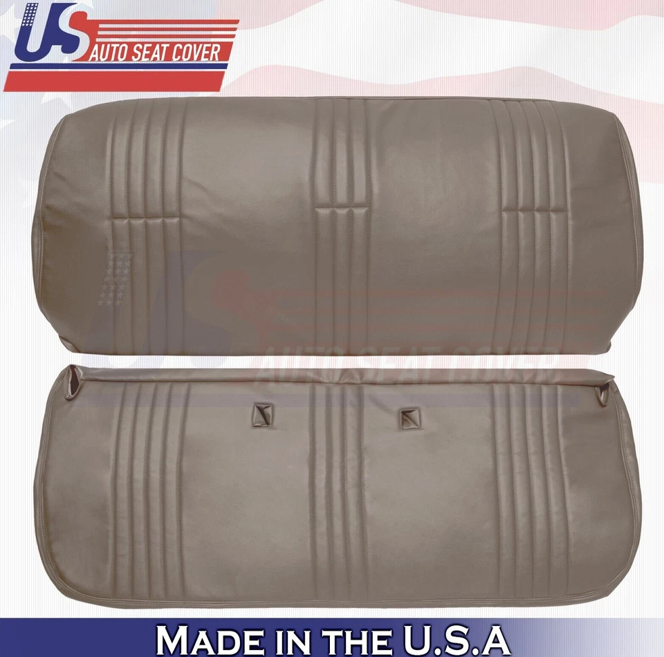 1996 For GMC Sierra C/K 1500 2500 3500 Top & Bottom Bench Vinyl Seat Covers Tan - Image 1 of 4