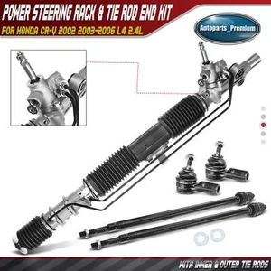 5pcs Front Rack and Pinion Tie Rod End Kit for Honda CR-V 2002 2003-2006 L4 2.4L - Picture 1 of 9