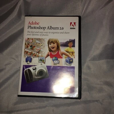 Adobe Photoshop Album 2.0 - with Serial Numbers - Image 1 of 3