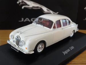 ATLAS EDITIONS IXO JAGUAR 240 WHITE CAR MODEL MG28 1:43 - Picture 1 of 3