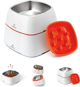 Pawaii Magic Dog Bowl Multifunctional Feeder Stainless Steel Large Dogs Bowl Set - Picture 1 of 9