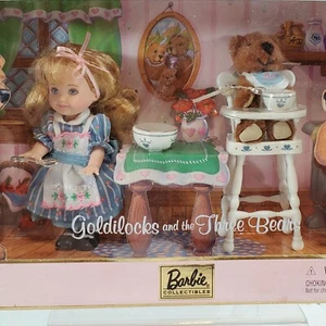 Mattel Goldilocks and the Three Bears Doll Barbie Collectibles 2000 Storybook - Picture 1 of 7