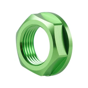 M18 CNC Front Axle Nut For Kawasaki KX125 KX250 2004-2008 KX 250F 450F 2006-2018 - Picture 1 of 6