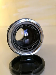 Carl Zeiss Sonnar 4/135mm 135mm f4 Black For Contarex - Picture 1 of 8