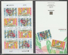 s36704 AZERBAIJAN EUROPA CEPT MNH** 2019 Booklet Uccelli Birds