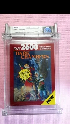 Atari 2600 Dark Chambers WATA Graded 9.4 A+ 1988 Factory Sealed MINT  Atari MINT - Image 1 of 3