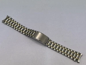 BRACCIALE SEIKO JAPAN IN ACCIAIO DOPPIO TONO ULTRA RARO ANSA CURVA DA 18 mm - Picture 1 of 5