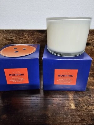 2 Avon Bonfire Scented Candle. NIB. 11 Oz.  - Image 1 of 4
