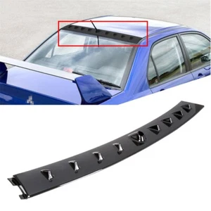Black Vortex Shark Fin Spoiler Roof Wing For 2002-2007 Mitsubishi Lancer Evo - Picture 1 of 10