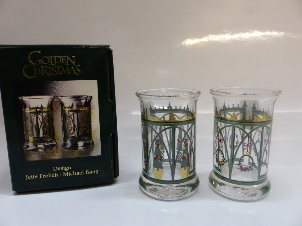 Holmegaard Schnapsglas 2er Set / Schnapsglasset  1999  Neuware, OVP - Bild 1 von 1