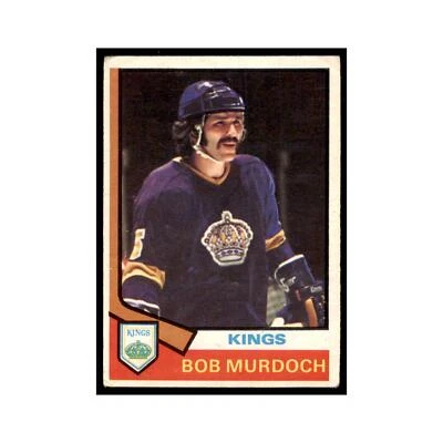 1974 O-Pee-Chee Bob Murdoch RC (Damaged) Los Angeles Kings #194 - Image 1 of 3