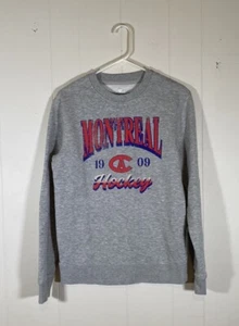 Fanatics Montreal Hockey NHL Crewneck Sweatshirt Mens Size Small Unisex Classic - Picture 1 of 6