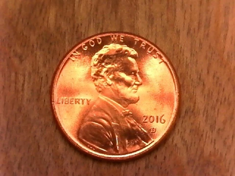 2016 D Lincoln Shield Cent (Red)  # 2 Cover