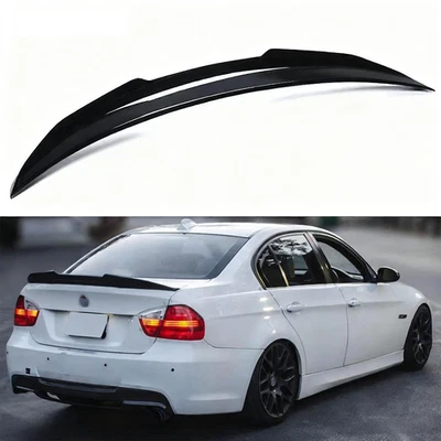 HIGHKICK PSM STYLE TRUNK SPOILER WING FOR 06-11 BMW E90 328I 335I 3 SERIES 4DOOR - Изображение 1 из 4