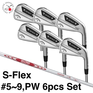 Callaway APEX PRO 24 Iron Wedge #5~9,PW 6pcs Set S-Flex N.S.PRO MODUS3 TOUR 105 - Picture 1 of 7