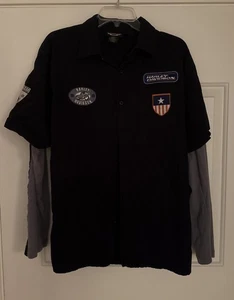 HARLEY DAVIDSON GARAGE HEMD MIT ÄRMELN HERREN GR M - Bild 1 von 9