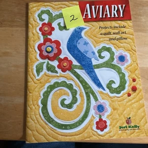 Libro de arte de colcha de aviario Jeri Kelly con patrones - Imagen 1 de 3