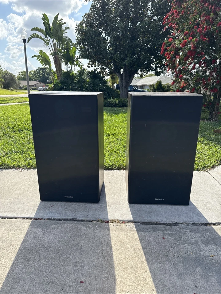 Altavoces Technics SB-X700 usados de colección nido de abeja 3 vías estéreo de alta fidelidad de la vieja escuela Foto 1 de 4