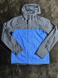 The North Face Dry Vent Rain Jacket Two Tone Black Blue Mens Small - Picture 1 of 12