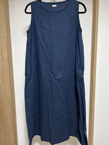 Vestido largo sin mangas ICHI azul marino F/S de Japón - Imagen 1 de 5