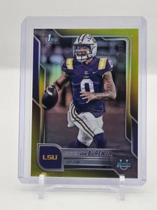 Michael van Buren Jr. 2025 Bowman Chrome U True Yellow Refractor 32/350 #53, LSU - Picture 1 of 2
