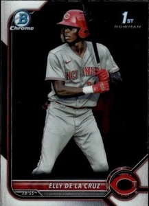 Bowman 2022 #BCP-50 Elly De La Cruz Chrome Prospects Reds - Foto 1 di 2