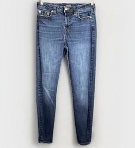 True Religion Damen Jeans Jennie Curvy Mid Rise Super Skinny Gr. 30 Blau Denim - Bild 1 von 18