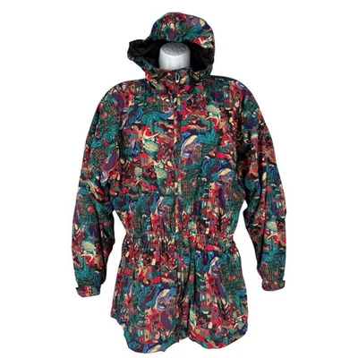 Chaqueta con capucha vintage de los 80 Nordica Classics Parka con cordón Hi Lo para mujer 10 Foto 1 de 4