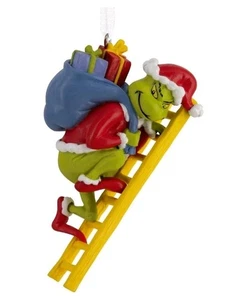 Hallmark Dr. Seuss's ¡Cómo el Grinch robó la Navidad! en escalera... NUEVO - Imagen 1 de 6