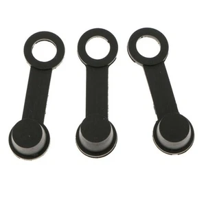 Brandneu Bremsentlüftungskappe Fettkappe Schwarz Für Motorräder M6/M8/M10 - Afbeelding 1 van 40