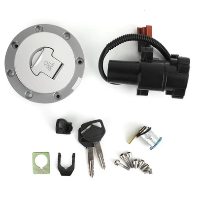 Juego de llaves de bloqueo de interruptor de encendido y tapa de gas combustible para Honda CBR 600 1000 RR 08-2013 Foto 1 de 4