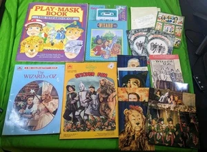 Vintage Lot of Wizard of Oz Collectibles 1980s + Coloring Sticker Books & More - Picture 1 of 10