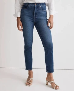 Madewell Stovepipe Women's Denim Stretch Jeans Size 25P Skinny Leg Mid.Rise NWOT - Picture 1 of 8