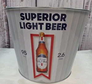 Michelob Ultra Metal Ice - Biereimer - "Superior Light Beer" - Top - Bild 1 von 6
