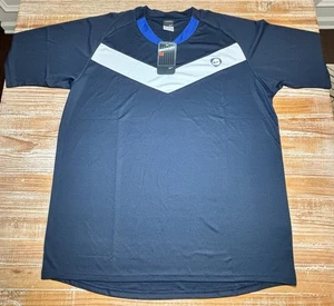 Camisa Nike Vintage Para Hombre XXL Y2K Rendimiento de Fútbol Azul Nueva con Etiquetas - Imagen 1 de 10