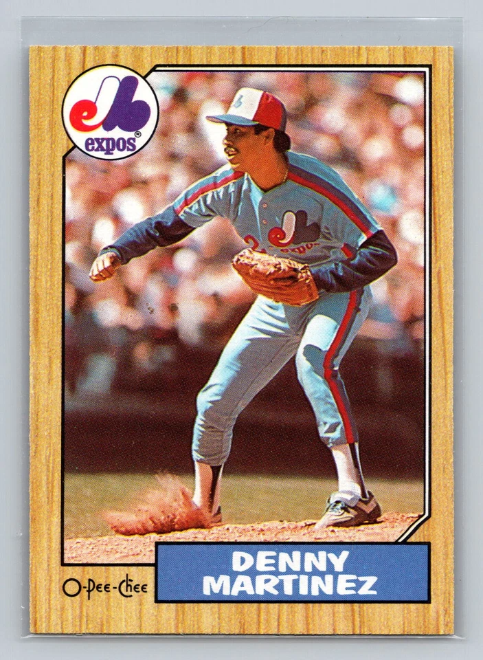 Denny Martinez Montreal Expos 1987 O-Pee-Chee #252 - Image 1 of 2