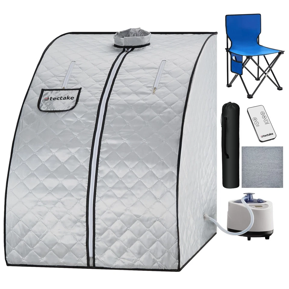 Tragbare Dampfsauna faltbar Mobile Dampfkabine Saunazelt 15 Temperaturstufen - Bild 1 von 4