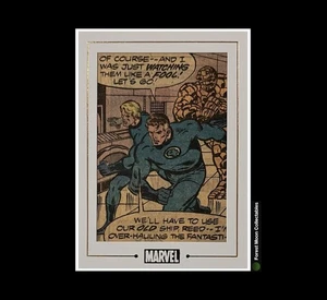 MARVEL COMIC CUT - 2014 - 75TH ANNIVERSARY - BA13 - FANTASTIC FOUR #203 - Picture 1 of 4